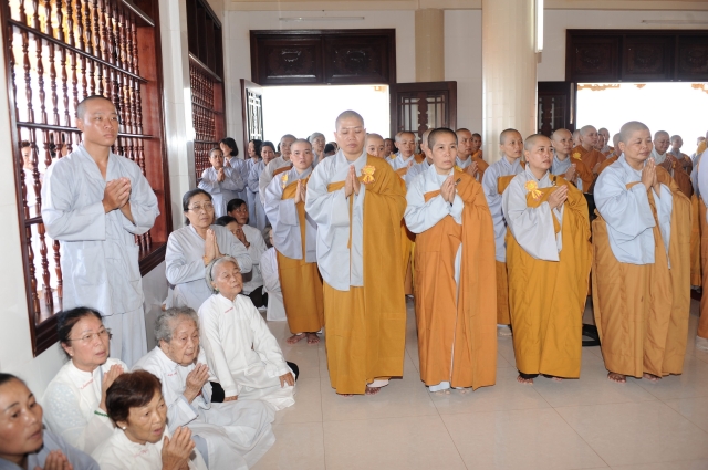 Tịnh xá Ngọc Hải, Bà Rịa - Vũng Tàu tổ chức lễ tạ ơn Tam Bảo và cúng dường Trai Tăng