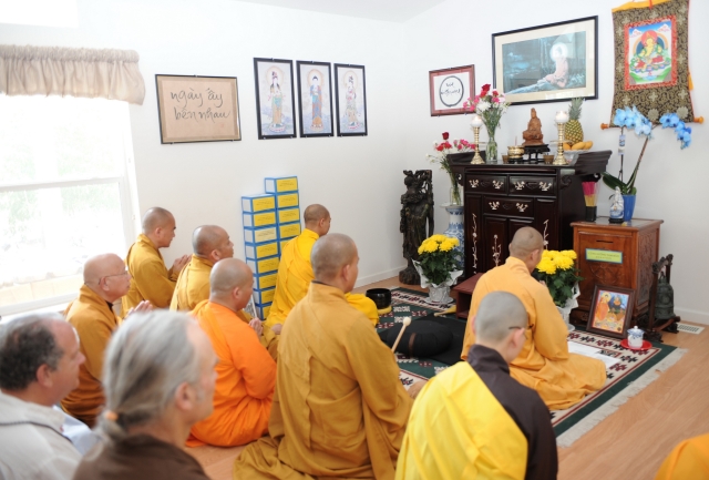Trung tâm tu học Phổ Trí - Hoa Kỳ tổ chức lễ an vị Phật