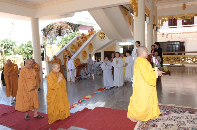 Tịnh xá Ngọc Hải, Bà Rịa - Vũng Tàu tổ chức lễ tạ ơn Tam Bảo và cúng dường Trai Tăng