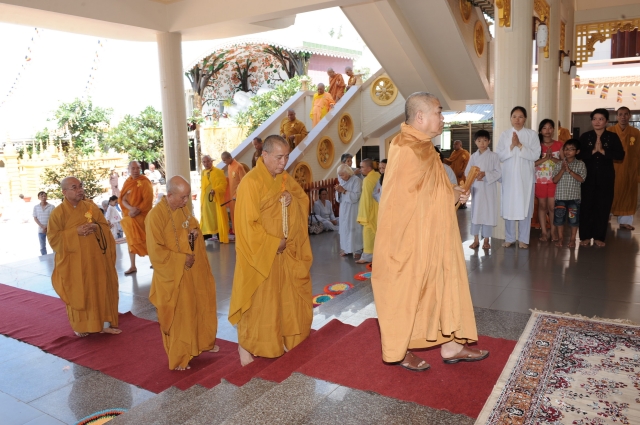 Tịnh xá Ngọc Hải, Bà Rịa - Vũng Tàu tổ chức lễ tạ ơn Tam Bảo và cúng dường Trai Tăng
