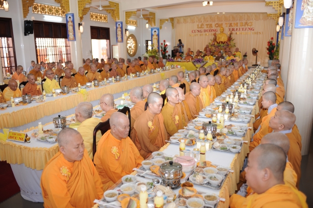 Tịnh xá Ngọc Hải, Bà Rịa - Vũng Tàu tổ chức lễ tạ ơn Tam Bảo và cúng dường Trai Tăng