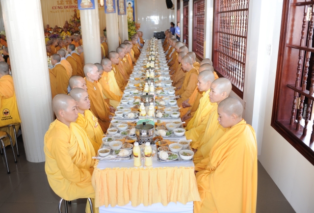 Tịnh xá Ngọc Hải, Bà Rịa - Vũng Tàu tổ chức lễ tạ ơn Tam Bảo và cúng dường Trai Tăng