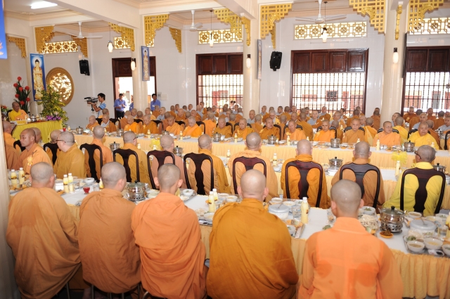 Tịnh xá Ngọc Hải, Bà Rịa - Vũng Tàu tổ chức lễ tạ ơn Tam Bảo và cúng dường Trai Tăng