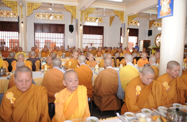 Tịnh xá Ngọc Hải, Bà Rịa - Vũng Tàu tổ chức lễ tạ ơn Tam Bảo và cúng dường Trai Tăng