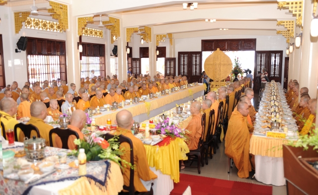 Tịnh xá Ngọc Hải, Bà Rịa - Vũng Tàu tổ chức lễ tạ ơn Tam Bảo và cúng dường Trai Tăng