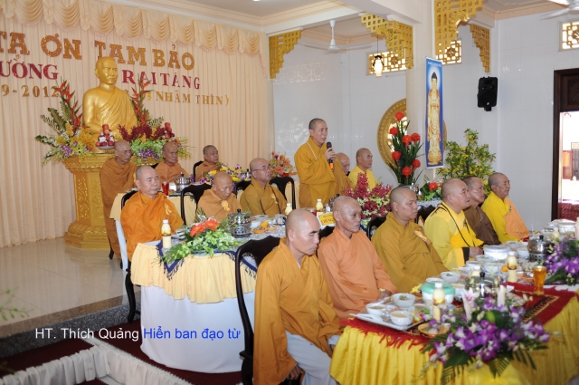 Tịnh xá Ngọc Hải, Bà Rịa - Vũng Tàu tổ chức lễ tạ ơn Tam Bảo và cúng dường Trai Tăng