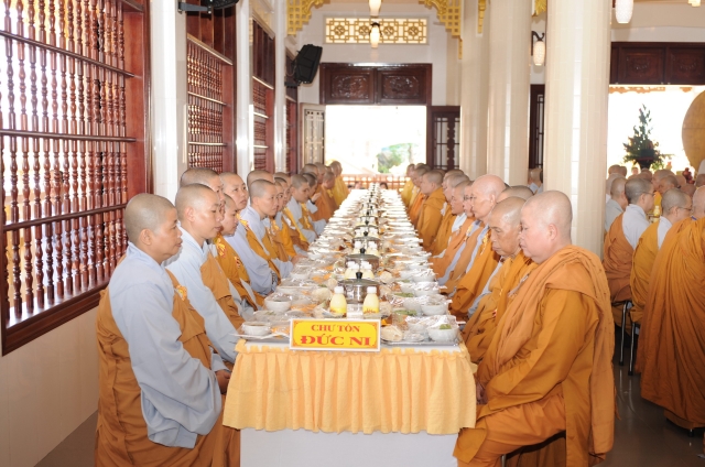Tịnh xá Ngọc Hải, Bà Rịa - Vũng Tàu tổ chức lễ tạ ơn Tam Bảo và cúng dường Trai Tăng