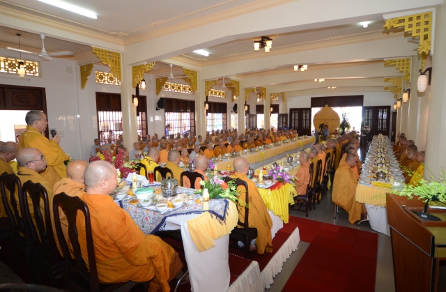 Tịnh xá Ngọc Hải, Bà Rịa - Vũng Tàu tổ chức lễ tạ ơn Tam Bảo và cúng dường Trai Tăng