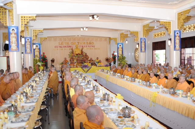 Tịnh xá Ngọc Hải, Bà Rịa - Vũng Tàu tổ chức lễ tạ ơn Tam Bảo và cúng dường Trai Tăng