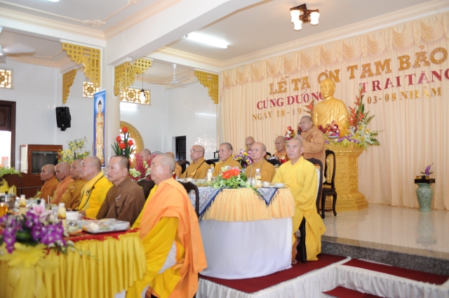 Tịnh xá Ngọc Hải, Bà Rịa - Vũng Tàu tổ chức lễ tạ ơn Tam Bảo và cúng dường Trai Tăng
