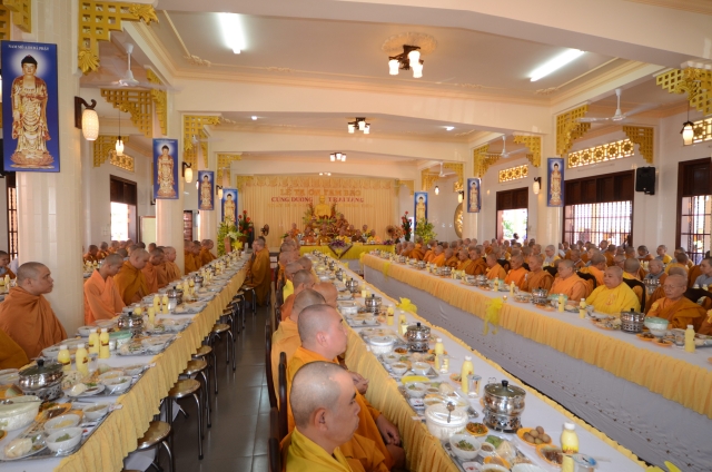 Tịnh xá Ngọc Hải, Bà Rịa - Vũng Tàu tổ chức lễ tạ ơn Tam Bảo và cúng dường Trai Tăng