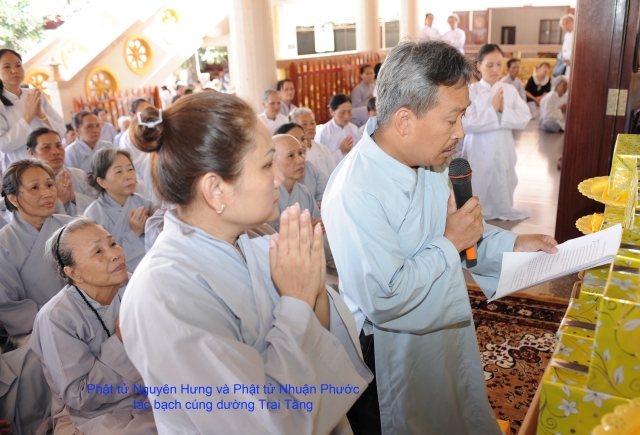Tịnh xá Ngọc Hải, Bà Rịa - Vũng Tàu tổ chức lễ tạ ơn Tam Bảo và cúng dường Trai Tăng