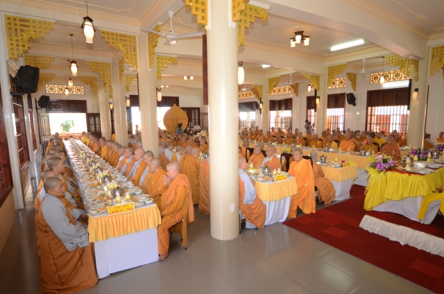 Tịnh xá Ngọc Hải, Bà Rịa - Vũng Tàu tổ chức lễ tạ ơn Tam Bảo và cúng dường Trai Tăng