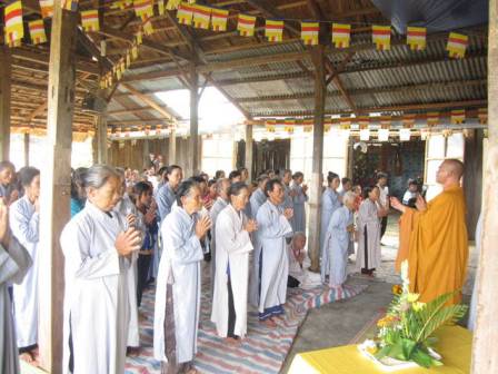 ĐakLak: Niệm Phật Đường Mê Linh Làm Lễ An Vị Phật