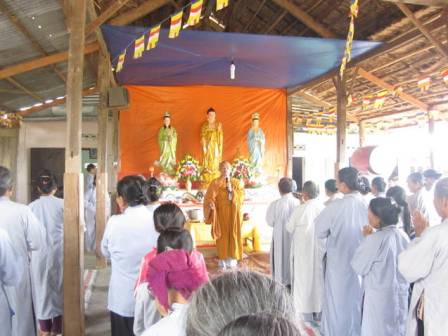 ĐakLak: Niệm Phật Đường Mê Linh Làm Lễ An Vị Phật
