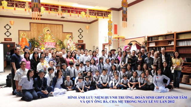 Chùa Phổ Từ, Hayward, California tổ chức lễ Vu Lan Báo Hiếu 2012