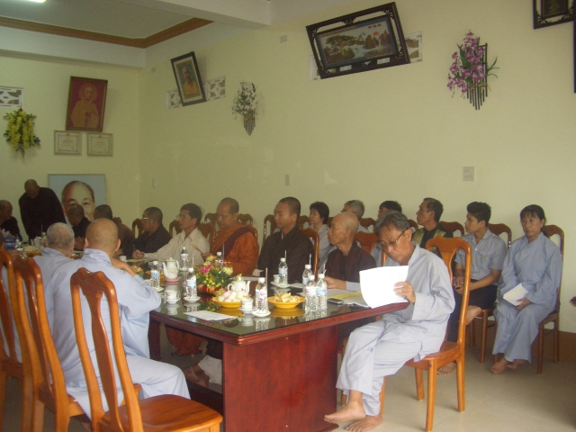 Cà Mau: Họp đúc kết công tác chuẩn bị Đại Hội Phật Giáo tỉnh nhiệm kỳ VI 2012 – 2017