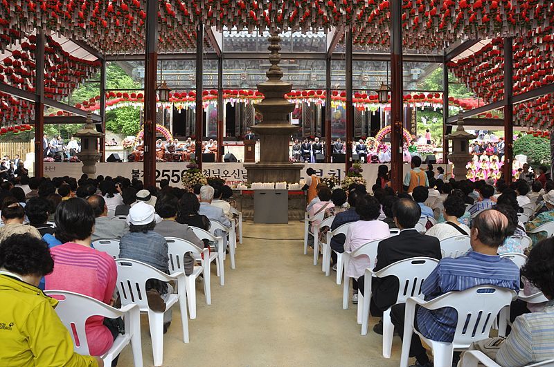 Hàn Quốc : Chùa Phụng Ân Phúc lợi Y tế xã hội chuẩn bị Lễ tắm Phật