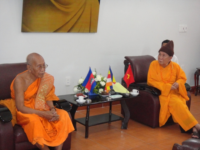 Phái đoàn Phật giáo - Bộ Tôn giáo - Nghi lễ vương quốc Camphuchia thăm hữu nghị chính thức tại TP. HCM