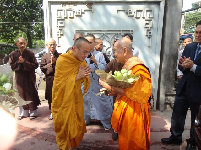 Phái đoàn Phật giáo - Bộ Tôn giáo - Nghi lễ vương quốc Camphuchia thăm hữu nghị chính thức tại TP. HCM
