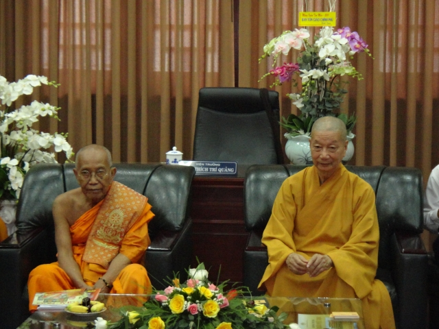 Phái đoàn Phật giáo - Bộ Tôn giáo - Nghi lễ vương quốc Camphuchia thăm hữu nghị chính thức tại TP. HCM