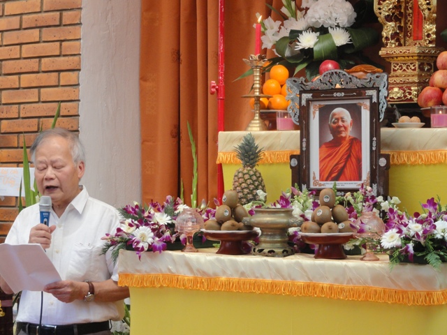 Lễ tưởng niệm-Thọ tang TRƯỞNG LÃO HÒA THƯỢNG THÍCH MINH CHÂU Tại Phật đường Khuông Việt-Paris, Pháp quốc