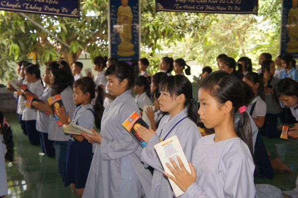 Khánh Hòa: Dấu ấn khóa tu mùa hè tại chùa Linh Sơn Pháp Ấn lần thứ II