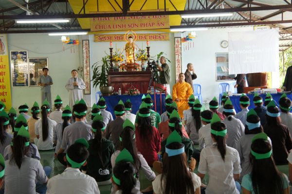 Khánh Hòa: Dấu ấn khóa tu mùa hè tại chùa Linh Sơn Pháp Ấn lần thứ II