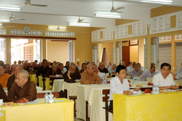 TP. HCM: Họp bàn kế hoạch tổ chức Đại hội Đại biểu Phật giáo TP. HCM nhiệm kỳ VIII (2012 -  2017)