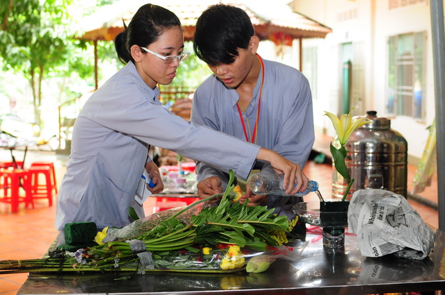 Đồng Nai: Chùm ảnh các hoạt động ngày đầu tiên tại khóa tu mùa hè chùa Thiên Chánh và Huyền Trang