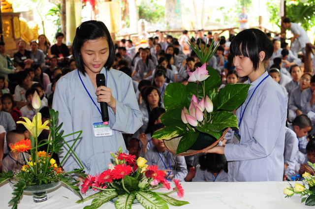 Đồng Nai: Chùm ảnh các hoạt động ngày đầu tiên tại khóa tu mùa hè chùa Thiên Chánh và Huyền Trang