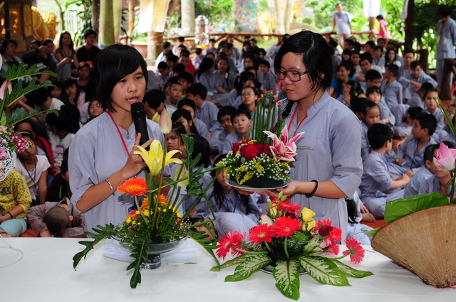 Đồng Nai: Chùm ảnh các hoạt động ngày đầu tiên tại khóa tu mùa hè chùa Thiên Chánh và Huyền Trang