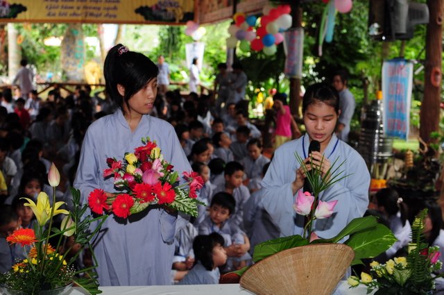 Đồng Nai: Chùm ảnh các hoạt động ngày đầu tiên tại khóa tu mùa hè chùa Thiên Chánh và Huyền Trang