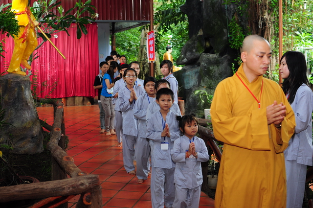 Đồng Nai: Chùm ảnh các hoạt động ngày đầu tiên tại khóa tu mùa hè chùa Thiên Chánh và Huyền Trang