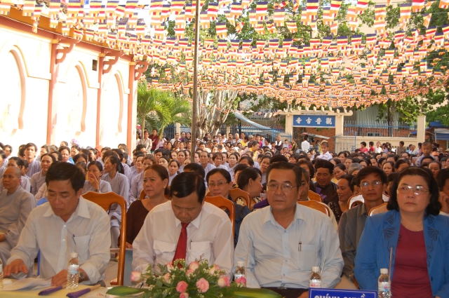 Cà Mau: Trang nghiêm trọng thể tổ chức Đại Lễ Phật Đản Phật lịch 2556