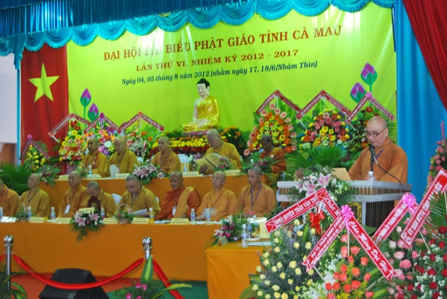 Cà Mau: Đại Hội Đại Biểu Phật Giáo Nhiệm Kỳ VI (2012 – 2017)
