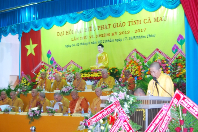 Cà Mau: Đại Hội Đại Biểu Phật Giáo Nhiệm Kỳ VI (2012 – 2017)