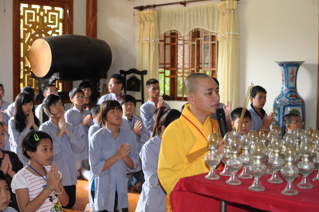 Đồng Nai: Chùm ảnh gameshow cuộc thi “Hồi trống pháp” và tô tranh với chủ đề: “Mái chùa con yêu”