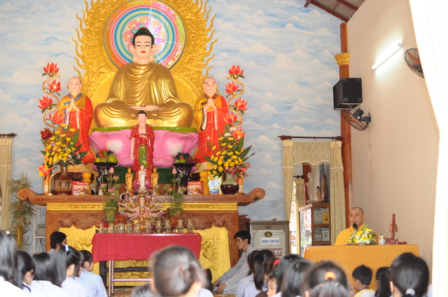 Đồng Nai: Chùm ảnh gameshow cuộc thi “Hồi trống pháp” và tô tranh với chủ đề: “Mái chùa con yêu”