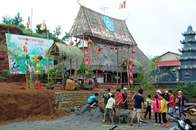 Chùm ảnh không khí chuẩn bị cho khóa tu Hương Sen Mùa Hạ lần 3