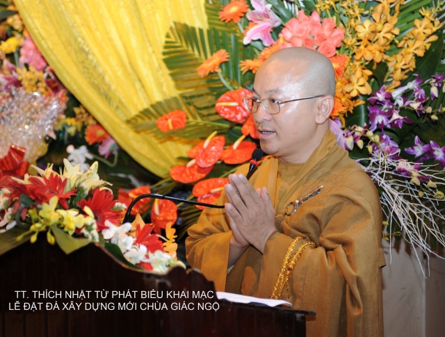 TP. HCM: Lễ đặt đá xây dựng mới chùa Giác Ngộ