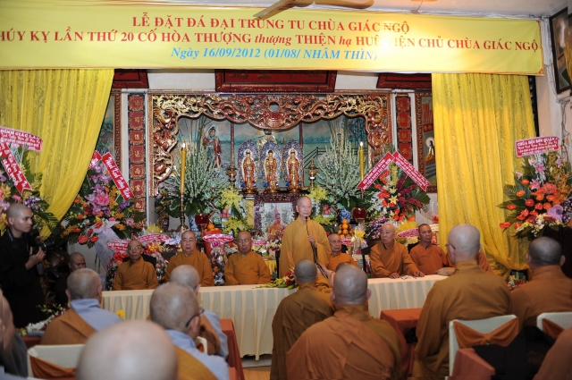 TP. HCM: Lễ đặt đá xây dựng mới chùa Giác Ngộ