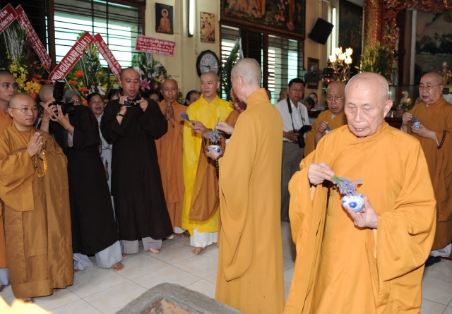 TP. HCM: Lễ đặt đá xây dựng mới chùa Giác Ngộ