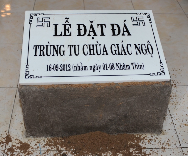 TP. HCM: Lễ đặt đá xây dựng mới chùa Giác Ngộ