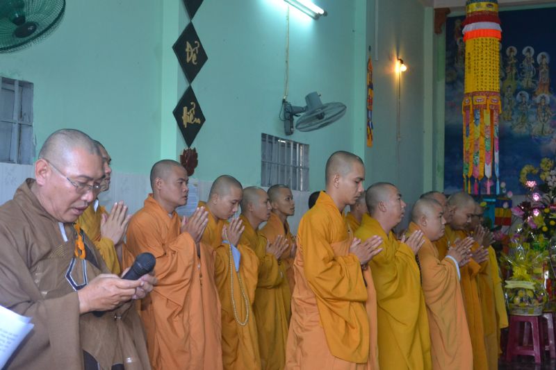 Hóc Môn: Lễ Vu Lan, Tưởng niệm ân sư và Dâng pháp y tại chùa Phước Trí