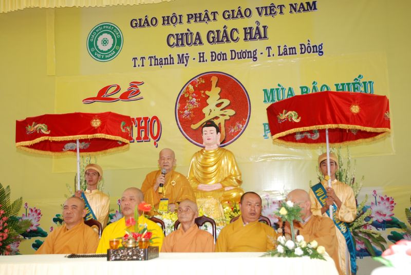 Lâm Đồng: Chùa Giác Hải tổ chức đại lễ Vu Lan Báo Hiếu và chúc thọ gần 1000 cụ
