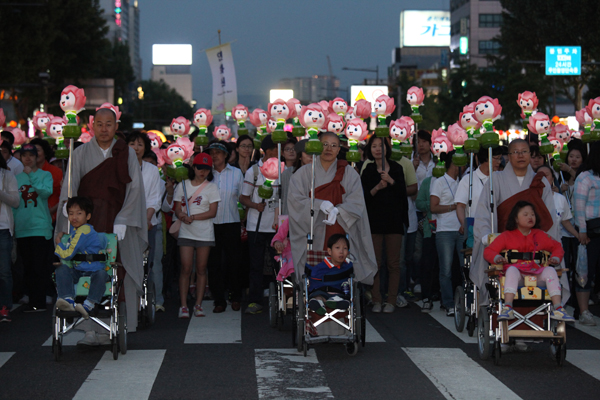 Hình ảnh lễ Phật đản tại Hàn Quốc