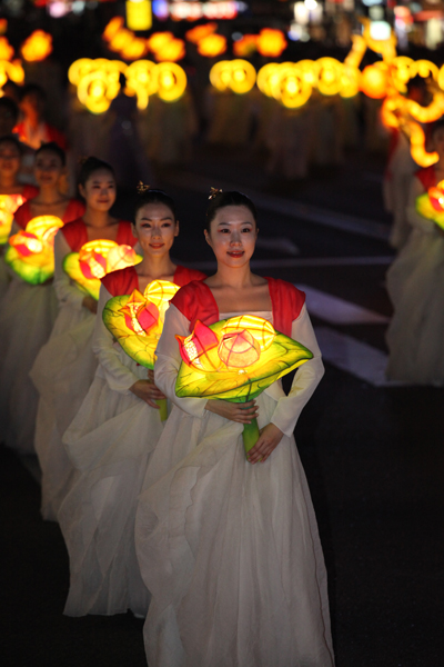 Hình ảnh lễ Phật đản tại Hàn Quốc