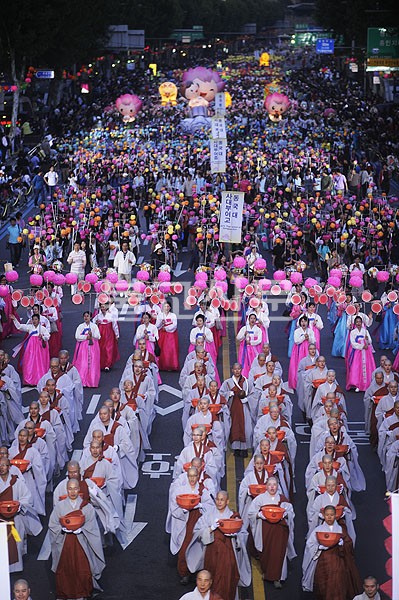 Hình ảnh lễ Phật đản tại Hàn Quốc