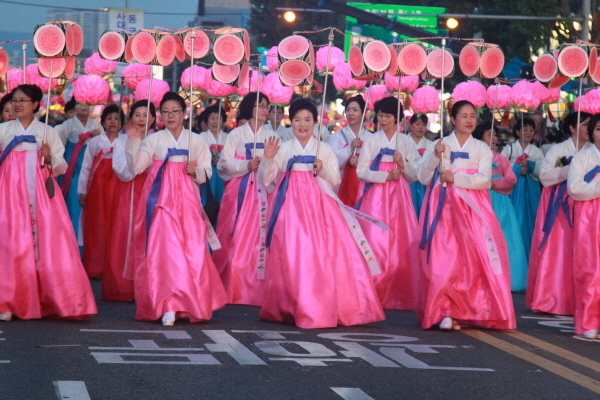 Hình ảnh lễ Phật đản tại Hàn Quốc